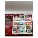 20th Century Commemorative Stamp Sheet
