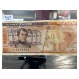 Mexican 5000 Pesos Banknote from Banco de Mexico