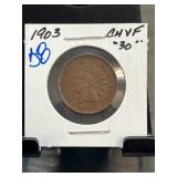 1903 Indian Head Cent in CHVF Condition