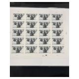 US Korean War Veterans Stamp Sheet