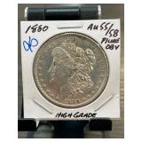 1880 Morgan Silver Dollar, High Grade