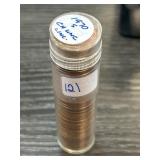 Roll of 1970 Lincoln Cents in Uncirculated Conditi