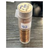1959 BU Roll of Lincoln Wheat Pennies
