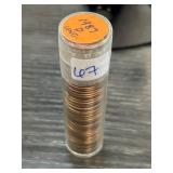 1987-P Uncirculated Lincoln Pennies Roll