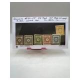 German #50-55 Mint Postage Stamps