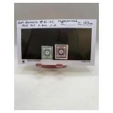 East Germany Stamps #61-62, Mint Imperforate Set