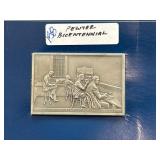 Franklin Mint Pewter Bicentennial Plaque
