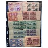 US and International Stamp Blocks