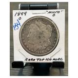 1899-O Morgan Dollar with Micro O