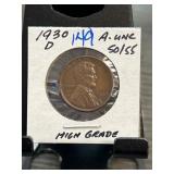 1930-D Lincoln Wheat Cent in High Grade