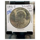 1971-S Eisenhower Silver Dollar Uncirculated