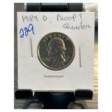 1989 D Washington Quarter