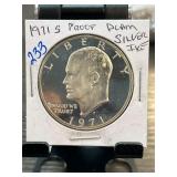 1971-S Proof Eisenhower Dollar Coin