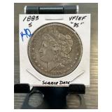 1883-S Morgan Silver Dollar VF/EF