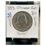 1893 Columbian Exposition Half Dollar