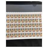 Sheet of U.S. 25-Cent Christmas Stamps