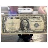 1957B U.S. Silver Certificate Dollar Bill