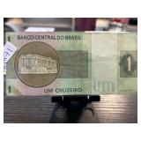 Banco Central Do Brasil 1 Cruzeiro Banknote