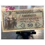 Military Payment Certificate Fifty Cents Series 48