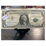 1957-B Series One Dollar Silver Certificate