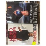 Tim Allen and George Carlin Hardcover Books