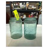 Old Ball Mason Jars with Bubbles