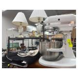 KitchenAid White Stand Mixer with Accessories