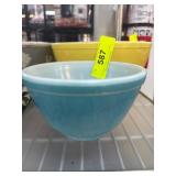 Blue Pyrex Mixing Bowl