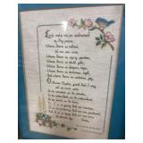 Four Framed Religious and Inspirational Pieces