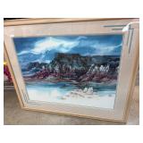 Framed Landscape Artwork by Atkinson