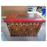 Handpainted Wooden Decorative Storage Box