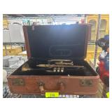 Selmer Paris Brass Trumpet with Case and Accessori