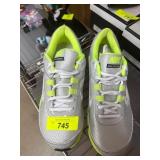 Nike Dual Fusion Athletic Shoes in Gray and Neon