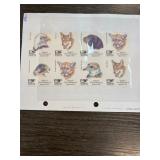 US Environmental Defense Stamps Sheet