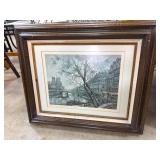 Framed Artwork of Notre Dame in Paris