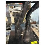 Torrid Black Tall Lace-Up Boots in Size 10.5W
