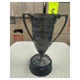 Engraved Metal Trophy from 1950s