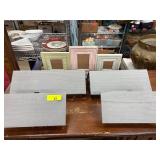 Four Wooden Shelves With Brackets