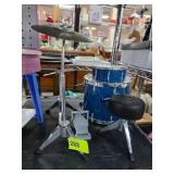 Blue American Girl Drum Set with Accessories