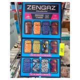 Zengaz Display with Colorful Refillable Lighters