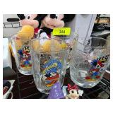 Four Disney 2000 Mickey Mouse Glasses