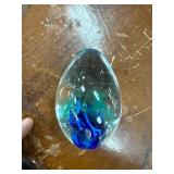 Handcrafted Art Glass Paperweight