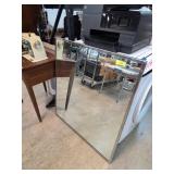 Rectangular Wall Mirror with Metal Frame