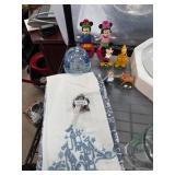Disney-Themed Figurines and Accessories Lot