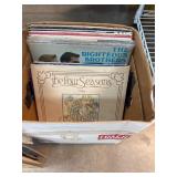 Vintage Vinyl Records in Box
