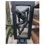 Modernist Bronze-Style Figurative Sculpture