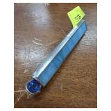 Kaleidoscope With Blue Marbled Handle