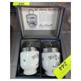 Royal Worcester Egg Cups with Box