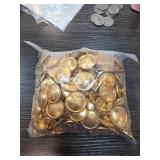 Bag of Soviet Star Emblem Buttons