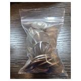 Bag of Mixed World Coins in Plastic Pouch